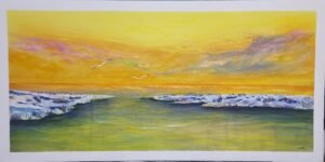 Commission Painting - Beyond the shores